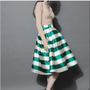 Chicwish Scottish Striped Skirt